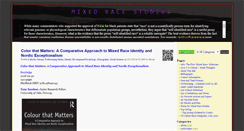 Desktop Screenshot of mixedracestudies.org