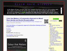 Tablet Screenshot of mixedracestudies.org